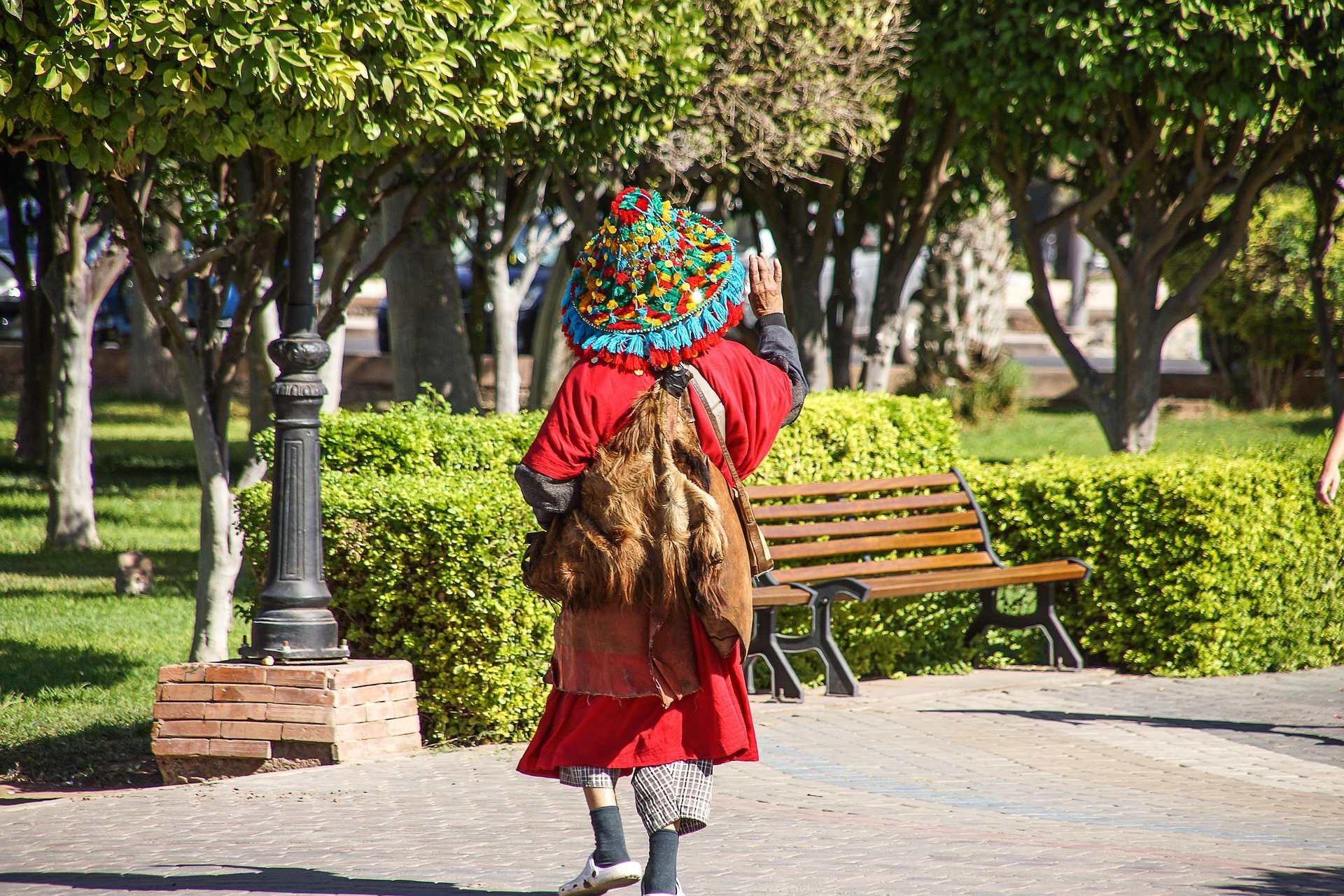 Marrakech water man morocco